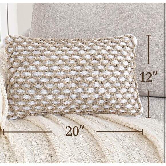 Jada Premium Woven Design, Decorative Throw Pillow Cover, (1) 12" x 20" Boho - Picture 2 of 5